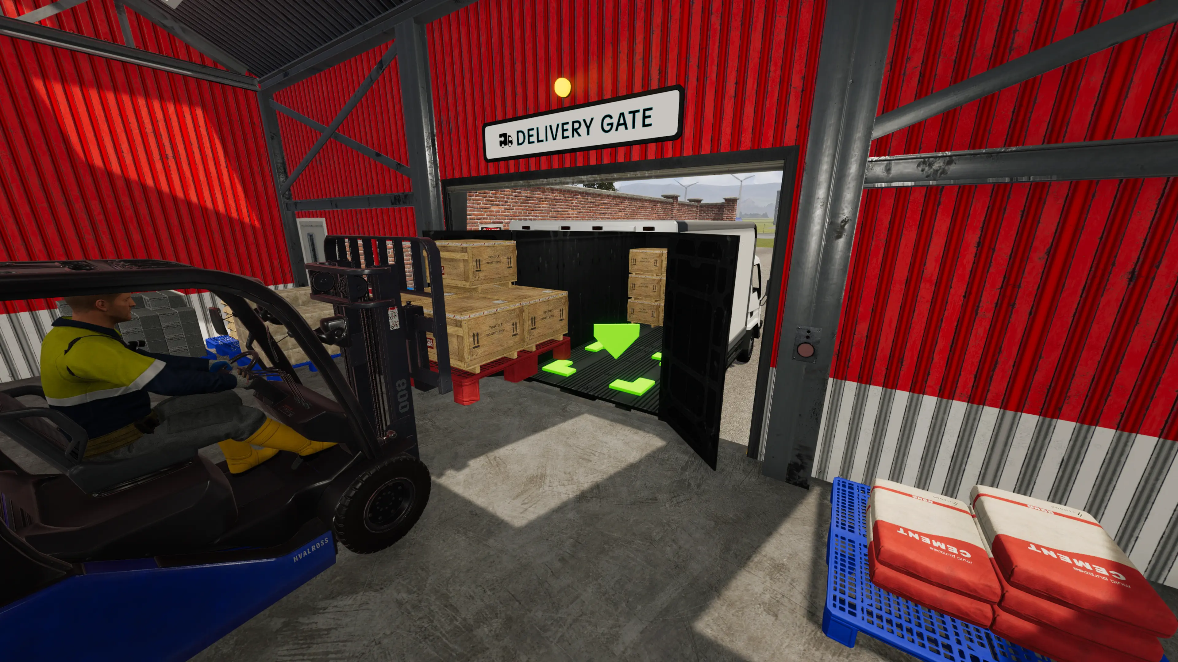 Delivery gate